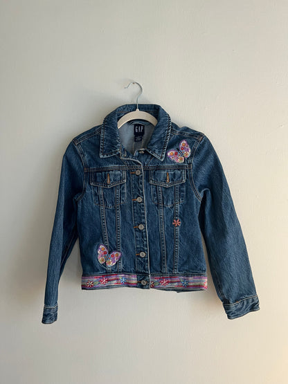 Y2K Gap Butterfly Embroidered Jacket