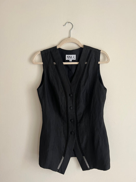 Vintage 90s Nina K Vest